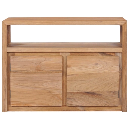 Sideboard 80x30x60 cm Solid Teak Wood - Image 3