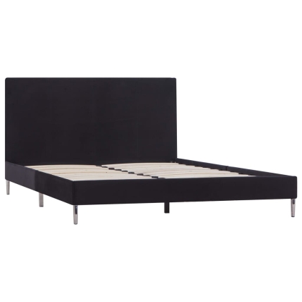 Bed Frame Black Fabric Double - Image 2
