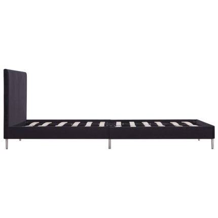Bed Frame Black Fabric Double - Image 4