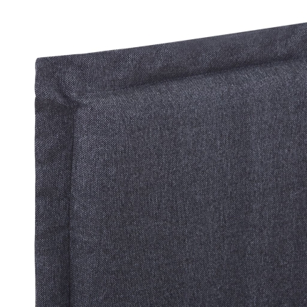 Bed Frame Dark Grey Fabric Double - Image 5