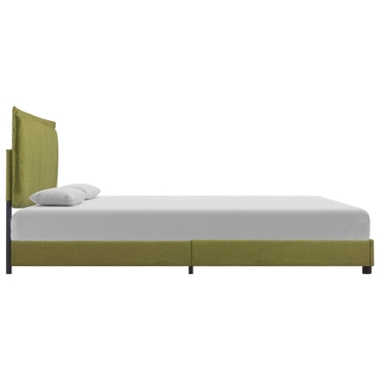 Bed Frame Green Fabric King Single - Image 3