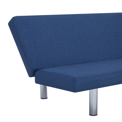 Sofa Bed Blue Polyester - Image 8
