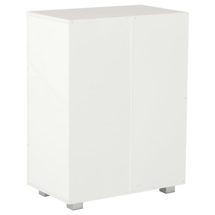 Sideboard High Gloss White 60x35x76 cm Chipboard - Image 6