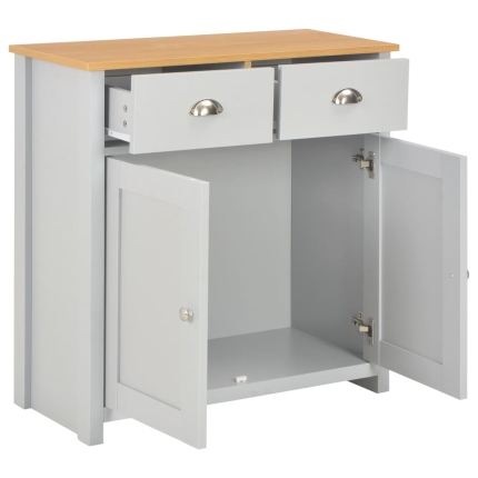 Sideboard Grey 79x35x81 cm - Image 3