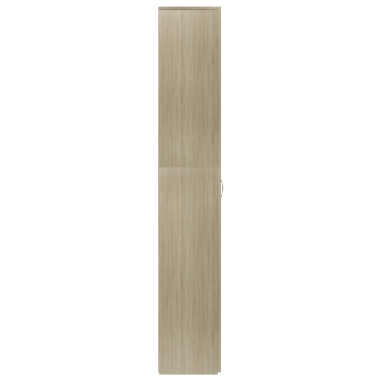 Office Cabinet Sonoma Oak 60x32x190 cm Chipboard - Image 7