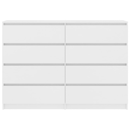 Sideboard White 140x35x79 cm Chipboard - Image 4