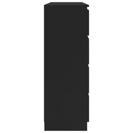 Sideboard Black 140x35x79 cm Chipboard - Image 5