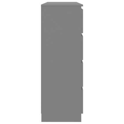 Sideboard Grey 140x35x79 cm Chipboard - Image 5