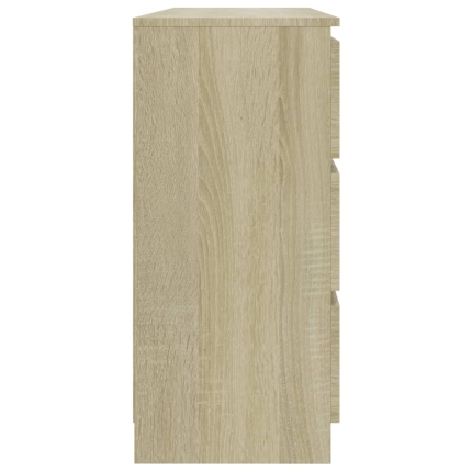 Sideboard Sonoma Oak 120x30x77 cm Chipboard - Image 5