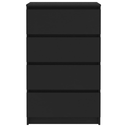 Sideboard Black 70x40x97 cm Chipboard - Image 4