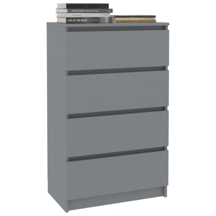 Sideboard Grey 70x40x97 cm Chipboard - Image 3