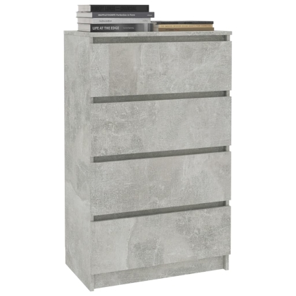 Sideboard Concrete Grey 70x40x97 cm Chipboard - Image 3
