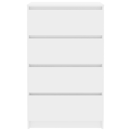 Sideboard High Gloss White 70x40x97 cm Chipboard - Image 4
