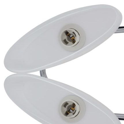 Ceiling Lamp with Ellipsoid Glass Shades 4 pcs E14 - Image 6
