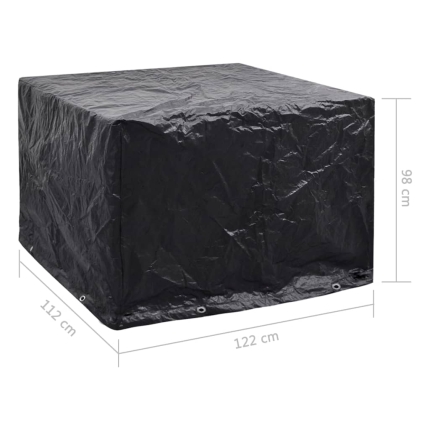 Garden Furniture Covers 2 pcs 8 Eyelets 122x112x98 cm - Image 8