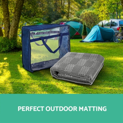 Weisshorn 6M X 2.5M Annex Matting 600 GSM Floor Mats Mesh Caravan Parks Camping - Image 3