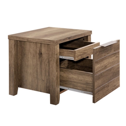 Alice Bedroom Suite 4 pcs in Queen Size & Oak Colour - Image 3