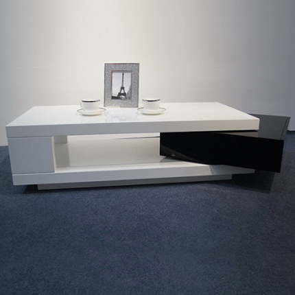Santra-Coffee Table-White&Black - Image 2
