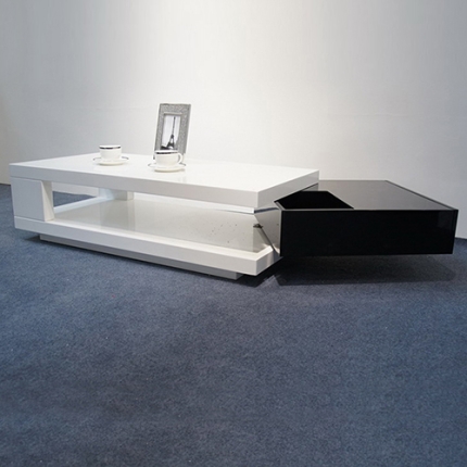 Santra-Coffee Table-White&Black - Image 3