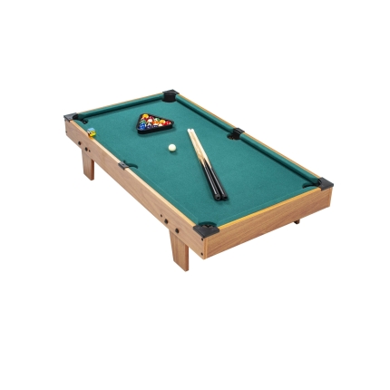 Kids Mini Billiard Table Game Toy Wooden Snooker Pool Home Fun Birthday Gift - Image 2