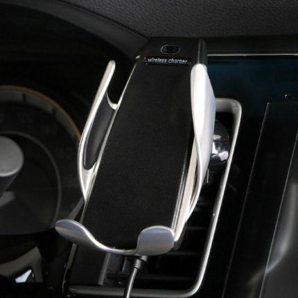 Automatic Clamping Wireless Car Charger Mount For iPhone Samsung Type-C Phones - Image 4
