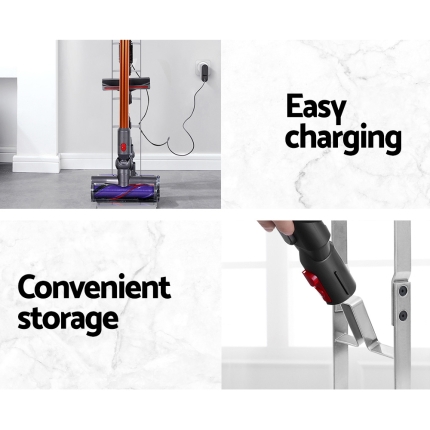 Freestanding Dyson Vacuum Stand Rack Holder Handheld Cleaner V6 7 8 V10 Silver - Image 5