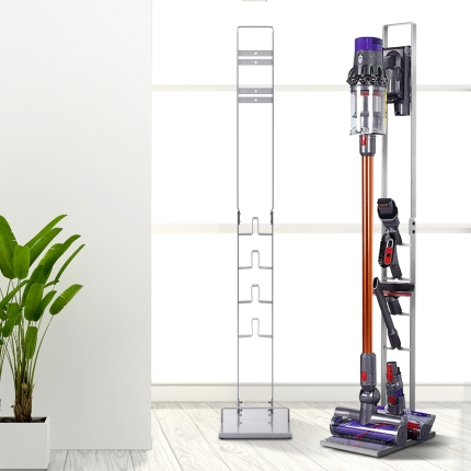 Freestanding Dyson Vacuum Stand Rack Holder Handheld Cleaner V6 7 8 V10 Silver - Image 7