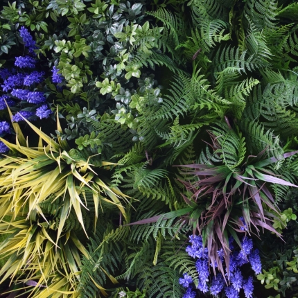 UV Lavender Fields Green Wall Disc (White) 80cm - Image 4
