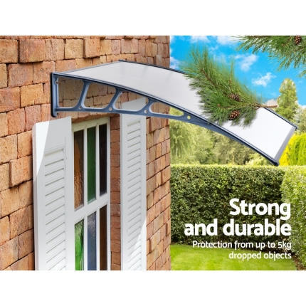 Instahut Window Door Awning Door Canopy Outdoor Patio Sun Shield 1.5mx1m DIY - Image 4