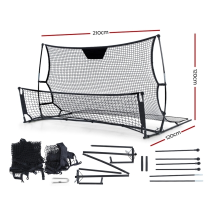 Everfit Portable Soccer Rebounder Net Volley Training Football Goal Trainer XL - Image 2