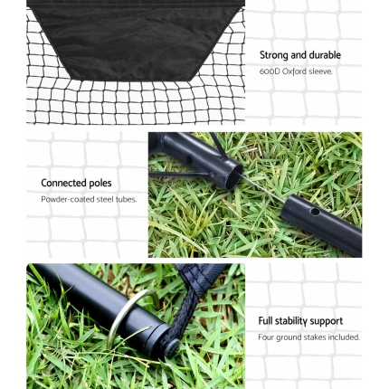 Everfit Portable Soccer Rebounder Net Volley Training Football Goal Trainer XL - Image 4