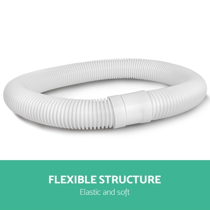 Aquabuddy Pool Cleaner Hose EVA Spare Length Generic White Kreepy Krauly 8x120cm - Image 4