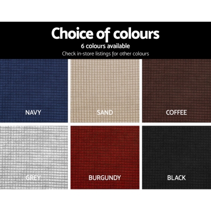 Artiss 2-piece Sofa Cover Elastic Stretch Couch Covers Protector 2 Steater Sand - Image 6