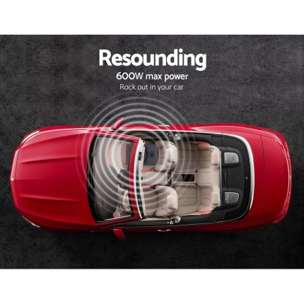 600W Black Car Subwoofer 10 Inch Ultra-Thin Speaker Audio Amplifier Under-Seat - Image 4