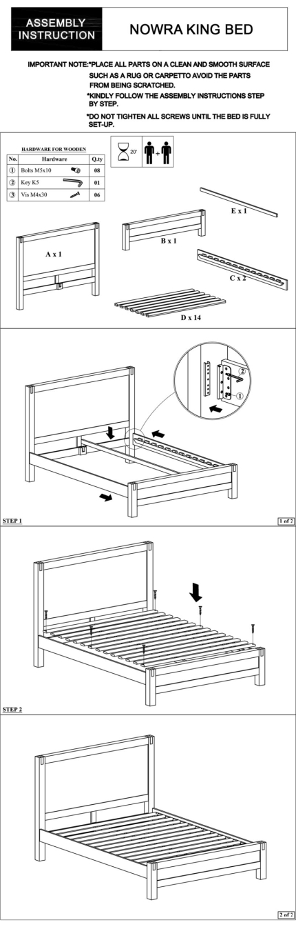 Nowra King Bed - Image 7