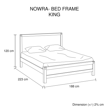 Nowra King Bed - Image 8