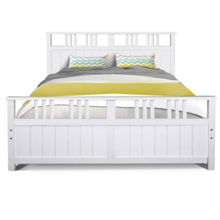 Artiss Wooden Bed Frame Timber Double Full Size EVA Kids Adults Mattress Bed Base - Image 3