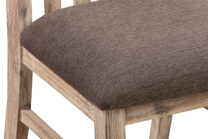 2x Java Dining Chair Oak - Image 4