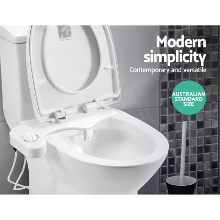 Bidet Toilet Seat Spray Sprayer Non Electric Dual Nozzles Wash Attachment - Image 3