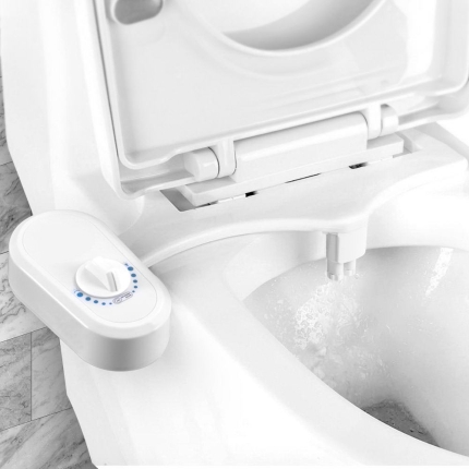 Bidet Toilet Seat Spray Sprayer Non Electric Dual Nozzles Wash Attachment - Image 7