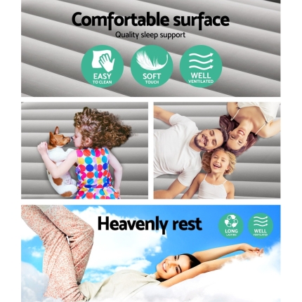 Bestway Air Bed Beds Mattress Premium Inflatable Built-in Pump Queen Size - Image 6