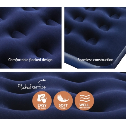 Bestway Air Bed Beds Inflatable Mattress Sleeping Camping Outdoor Single Size - Image 5