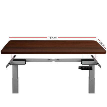 Artiss Standing Desk Sit Stand Laptop Computer Table Motorised Electric Dual Motors 140cm - Image 3