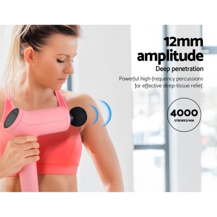 LCD Massage Gun Electric Massager Muscle Tissue 6 Heads Percussion Therapy AU - Image 4