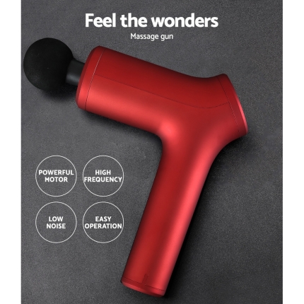 Massage Gun Electric LCD Massager Muscle Tissue 6 Heads Percussion Therapy AU - Image 3