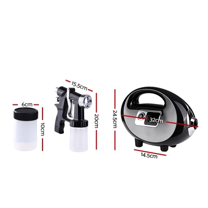 Alba. Spray Tan Machine Spray Gun Spray tent Kit HVLP System Fixed Speed Sunless - Image 2