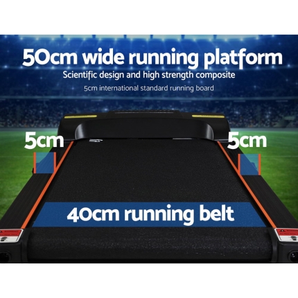 Everfit Electric Treadmill Incline Home Gym Exercise Machine Fitness 400mm - Image 5