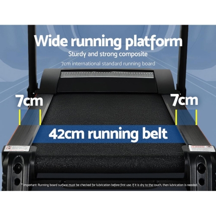 Everfit Electric Treadmill 420mm 18kmh Home Gym Exercise Machine Fitness Equipment Physical - Image 5