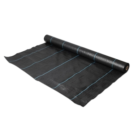 Instahut 0.915x 200m Weedmat Weed Control Mat Matting Woven Fabric Plants - Image 4