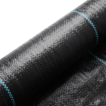 Instahut 0.915x 200m Weedmat Weed Control Mat Matting Woven Fabric Plants - Image 6